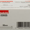 Makita-Zubehör, Länge 30 mm, Version verzinkter Draht, Stärke 1,61 mm – F-33935