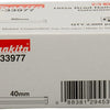 Zubehör für Makita-Bohrer, Länge 40 mm, Ausführung verzinkter Draht, Stärke 1,61 mm – F-33977