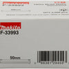 Makita-Zubehör, Länge 50 mm, Version verzinkter Draht, Stärke 1,61 mm – F-33993