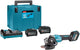 Makita ga032gu201 xgt 40v max Akku-Winkelschleifer | 125mm | 2 Akkus und Ladegerät im Koffer – ga032gu201