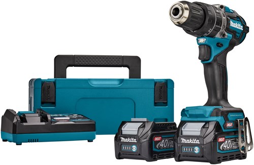 Makita hp002gd201 | 40 V max. Schlagbohrmaschine/Schraubendreher | 2,5 Ah Akku (2 Stück) + Schnellladegerät | in mbox - hp002gd201