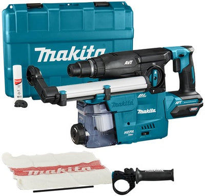 Makita hr008gz03 Akku-Kombihammer | 40 V max. | sds-plus | exkl. Batterien und Ladegerät | mit Staubabsaugung | im Kunststoffkoffer - hr008gz03