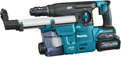 Makita HR009GM202 Akku-Kombihammer | 40 V max. | sds-plus | 2 x 4,0 Ah Akku + Schnellladegerät | im Kunststoffkoffer - hr009gm202