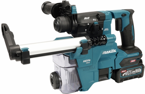 Makita hr010gd201 | Kombihammer | 40 V max. | sds-plus | einstellen | 2x 2,5ah | Staubabsaugung in M-Box