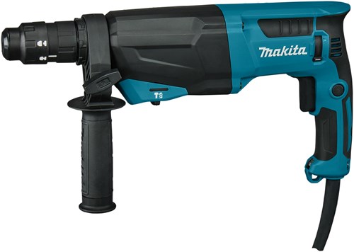Makita hr2670ft Kombihammer | sds-plus | mit auswechselbarem Bohrkopf | 800 W, 3,0 Jahre – Std. 2670 Fuß