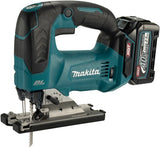 Makita jv002gd201 40 V Max Akku-Stichsäge mit D-Griff | 2,5 Ah Akku (2 Stück), Schnellladegerät, in Mbox - afbeelding 1