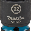 Imp-Makita-Schlagstecknuss Act schwarz, 1 2 22 mm – E-16184