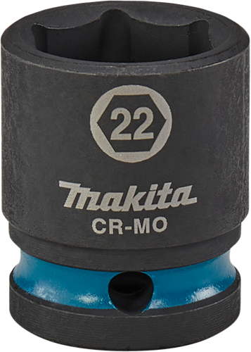 Imp-Makita-Schlagstecknuss Act schwarz, 1 2 22 mm – E-16184