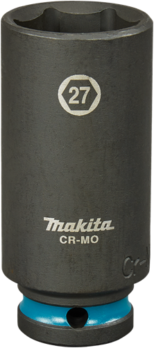 Imp Makita Schlagschrauber-Stecknuss Act schwarz, 1 2 27 mm lang – E-16536
