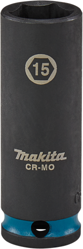 Imp Makita Schlagschrauber-Stecknuss Act schwarz, 3 8 15 mm lang – E-16324