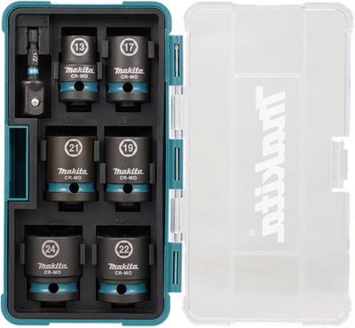 Imp Makita Schlagschrauber-Set Act Black, 1 2 7-teilig – E-16592