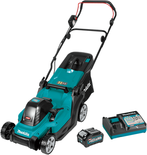 Makita lm003gm103 xgt 40v max Rasenmäher 38cm | 1 x 40 V max. Batterie 4,0 Ah und Ladegerät DC40RC – LM003GM103