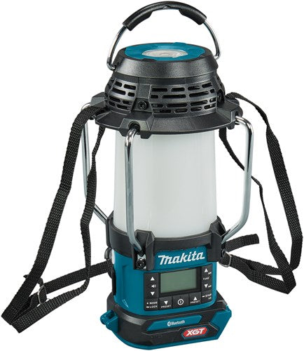 Makita MR010GZ 40V Max Campinglampe mit Radio und Bluetooth | ohne Akkus und Ladegerät - mr010gz