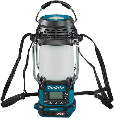 Makita MR010GZ 40V Max Campinglampe mit Radio und Bluetooth | ohne Akkus und Ladegerät - mr010gz