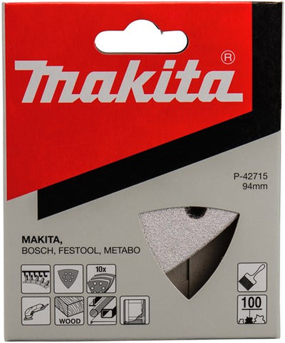 Makita Zubehör Schleifblatt 3-K K100 weiß v. - P-42715