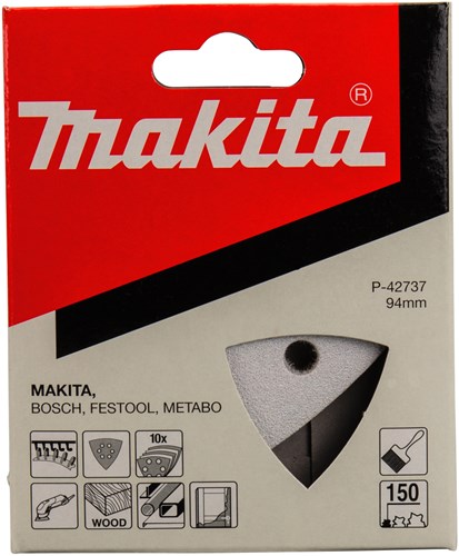 Makita Zubehör Schleifblatt 3-K K150 weiß v. - P-42737