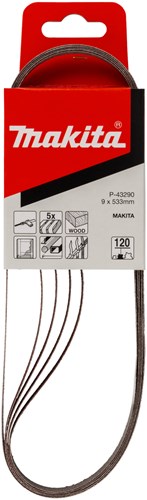Makita Zubehör Schleifband K120 9x533 rot – P-43290
