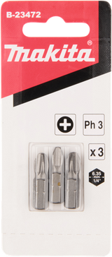 Makita-Schraubenbit | ph3x25 | 3 Stück - b-23472 - afbeelding 2