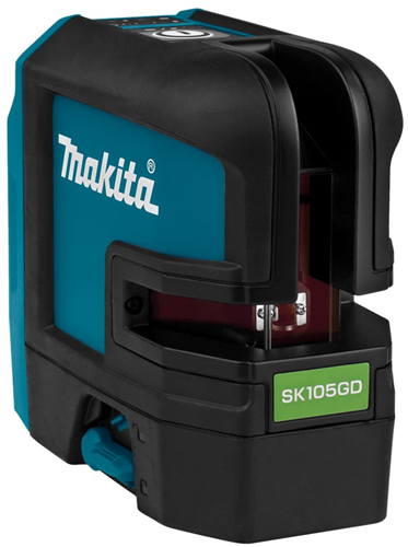 Makita sk105gdz Kreuzlinienlaser grün | ohne Akkus und Ladegerät, im Karton mit Tasche - sk105gdz