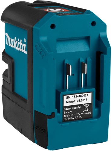 Makita sk106dz Kreuzlinien-Punktlaser rot | Ohne Akkus und Ladegerät, im Karton mit Tasche
