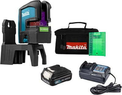 Makita sk106gdw Kreuzlinienlaser grün | 12V | inkl. 2,0-Ah-Akku und Ladegerät – sk106gdw