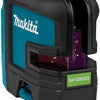 Makita sk106gdz Kreuzlinien-Punktlaser grün ohne Akkus und Ladegerät, im Karton mit Tasche – sk106gdz