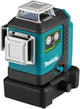 Makita 12 V Max Multilinienlaser grün 3x 360°