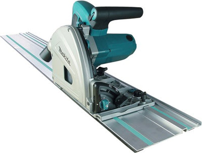 Makita Tauchsägemaschine + Säge + 2x Führungsschiene 165mm 230V