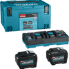 Makita Akku-Starterset xgt dc40rb 2xbl4080f