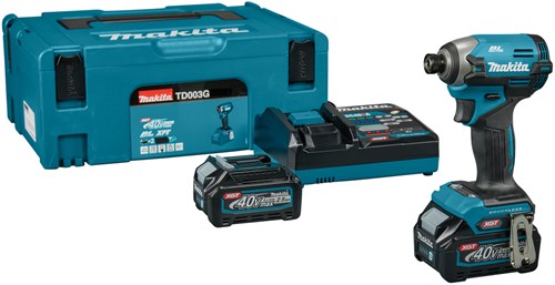 Makita td003gd201 | Akku-Schlagschrauber | 40 V max. | 2 x 2,5 Ah Akku + Ladegerät – td003gd201