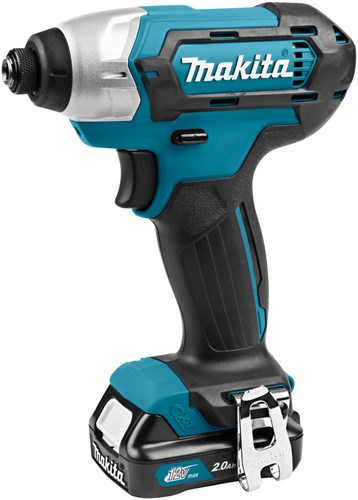 Makita td110dsaj 10,8 V Schlagschrauber 2,0 Ah Akku (2 Stück), Ladegerät, Koffer – td110dsaj