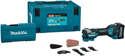 Makita tm001gz03 xgt 40 V Max Multifunktionswerkzeug ohne Akkus und Ladegerät, mit Zubehörset in M-Box – tm001gz03