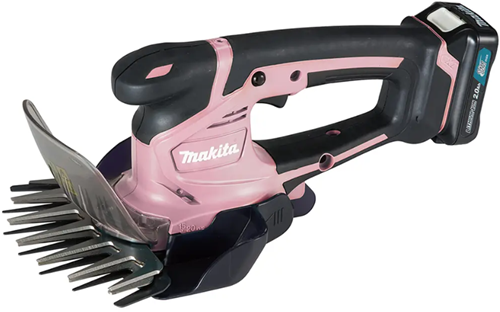 Makita um600dsap cxt 12 V Max Grasschere (rosa), 2,0 Ah Akku (1 Stück), Ladegerät, im Karton