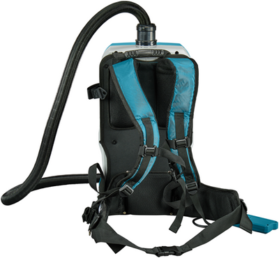 Makita vc012gz01 Rucksackstaubsauger | ohne Akkus und Ladegerät | mit Verbindung. 3 Adapter und AWS-Sender | im Karton - vc012gz01