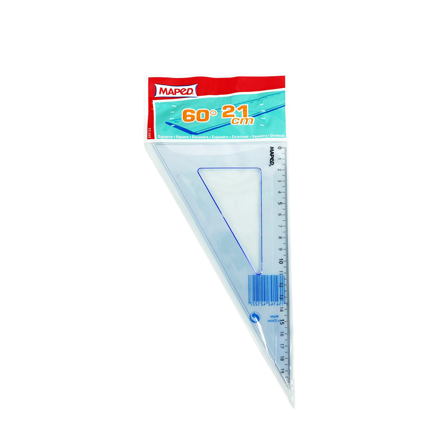 Kartiertes Dreieck 60° 21cm