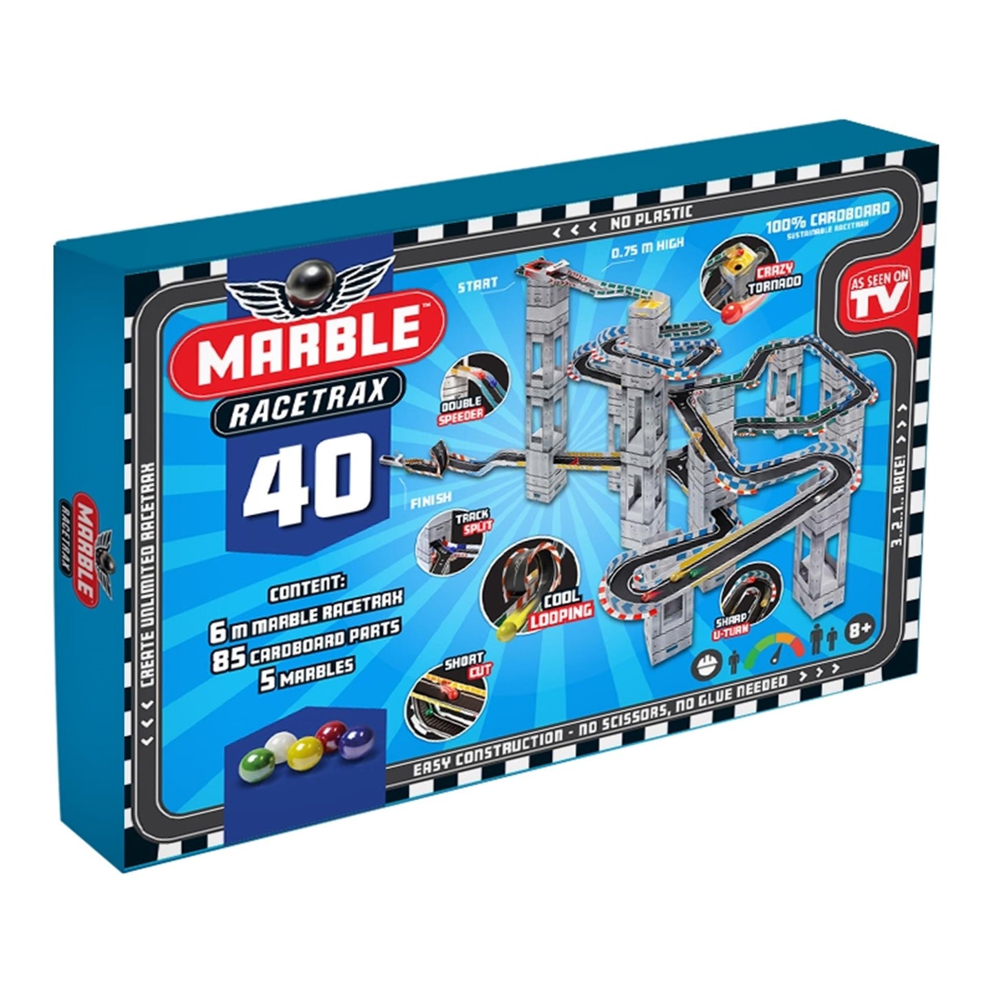 Murmel Racetrax Schaltungsset 40 Blatt 6m
