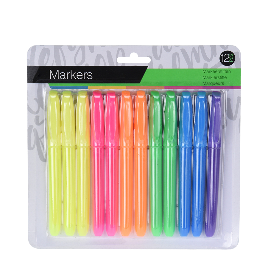 Textmarker 12 Stück