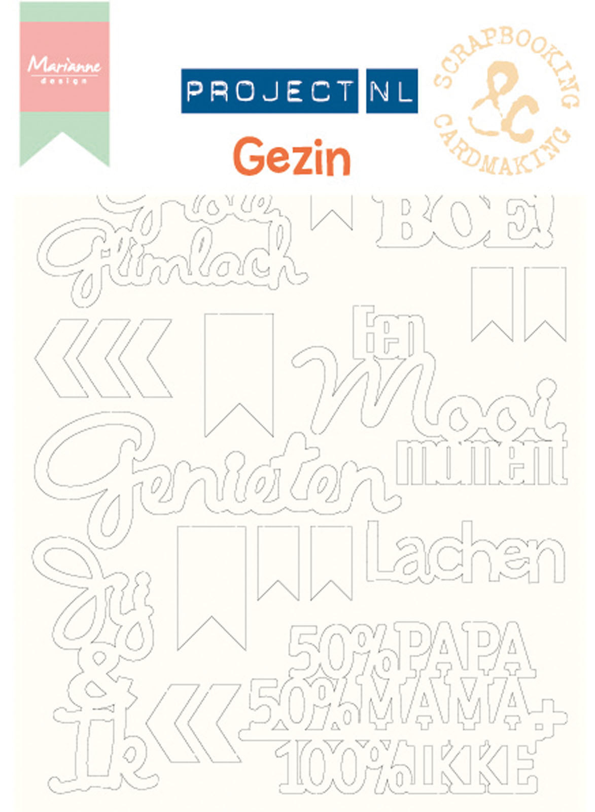 Marianne Design • Spanplattenprojekt Niederländische Familie