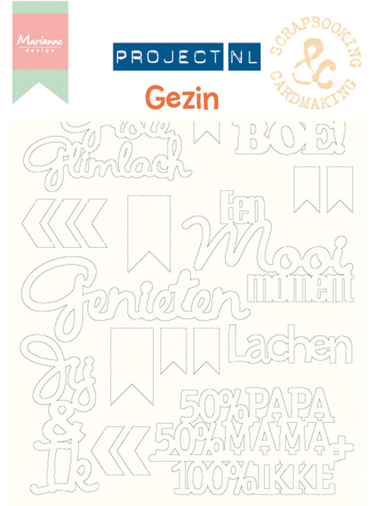 Marianne Design • Spanplattenprojekt Niederländische Familie