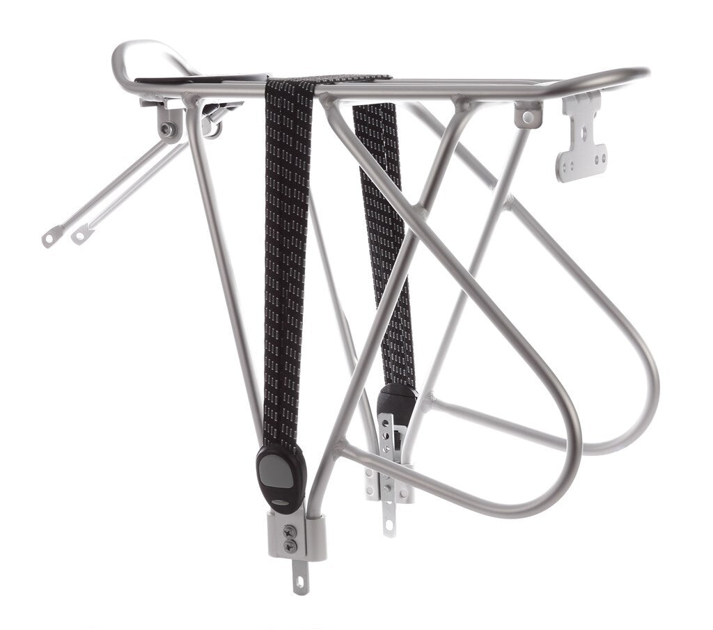 Gepäckträger 26-28 Zoll Aluminium silber