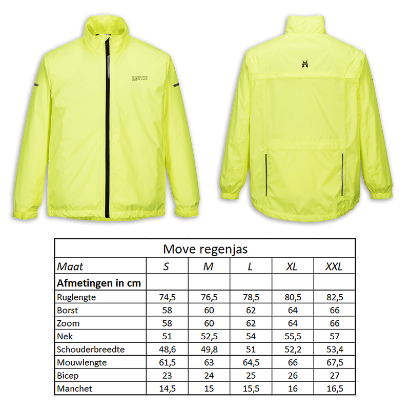 Sportjacke Regenjacke Move Größe M