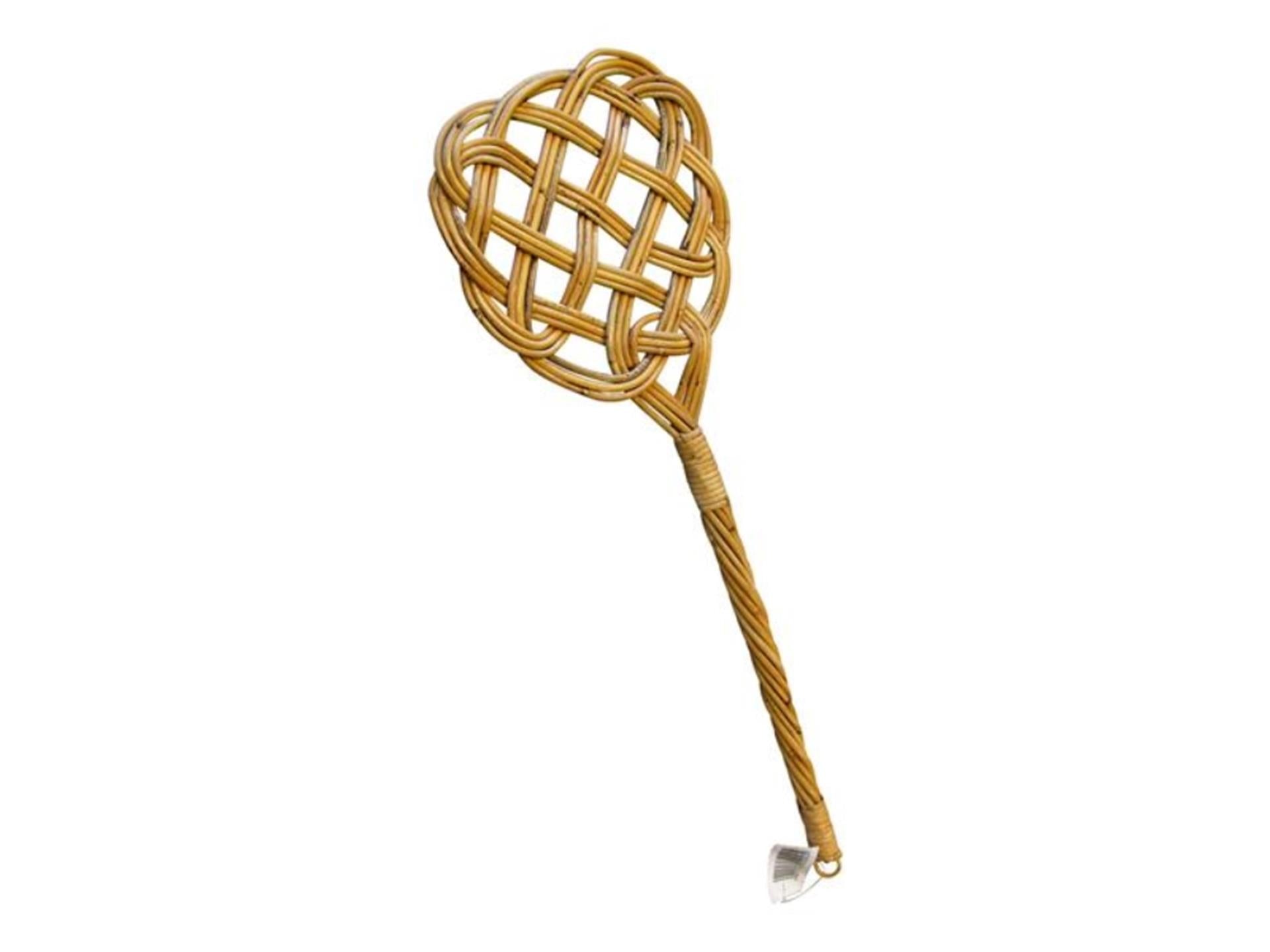 Teppichklopfer 3 Drehungen Rattan