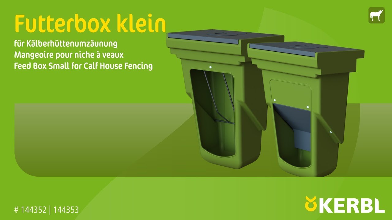 Kleine Kraftfutterbox für die Kälbergehege