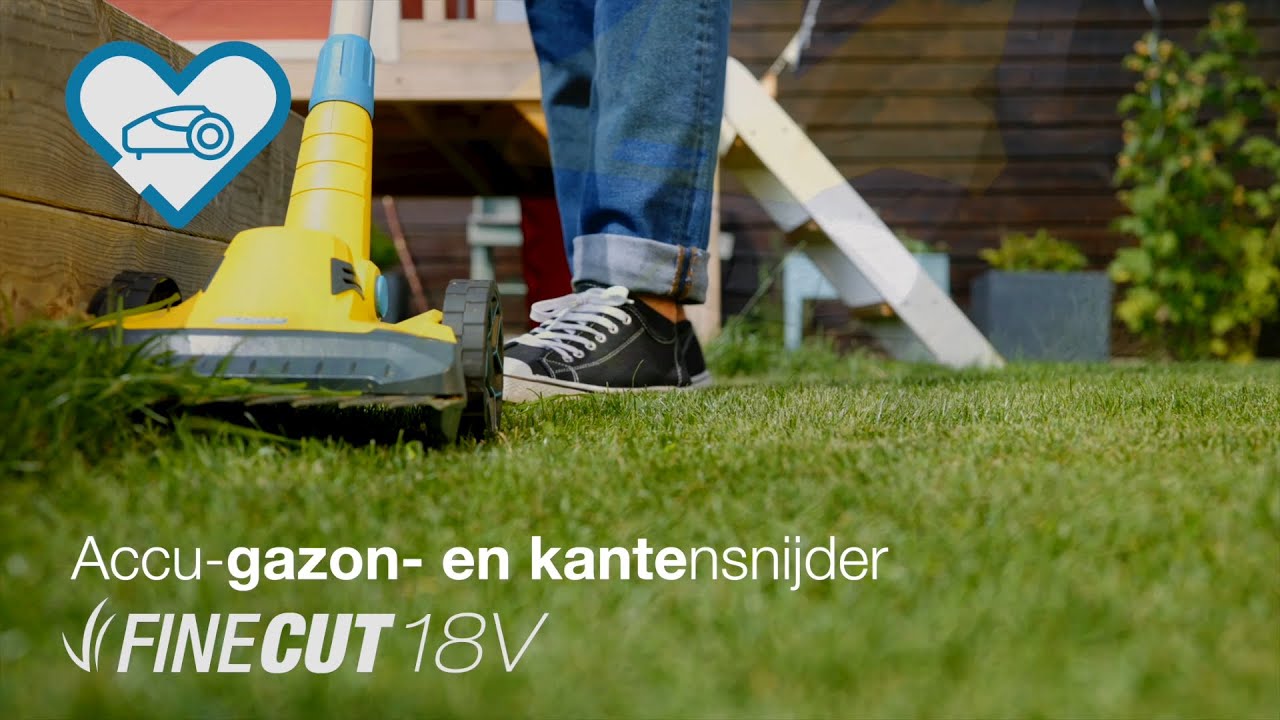 Gloria finecut 18V Kompaktrasenmäher