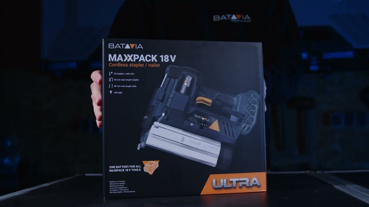 Wechselstrombatterie nicht Spijkerpistool 18GA (Maxxpack 18V).