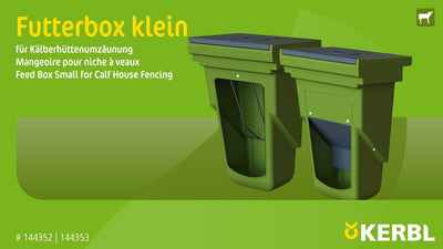 Kombi-Futterbox kleiner Kälberkäfigzaun