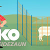 Ako Ersatzpfosten für Schafnetz blau 90cm