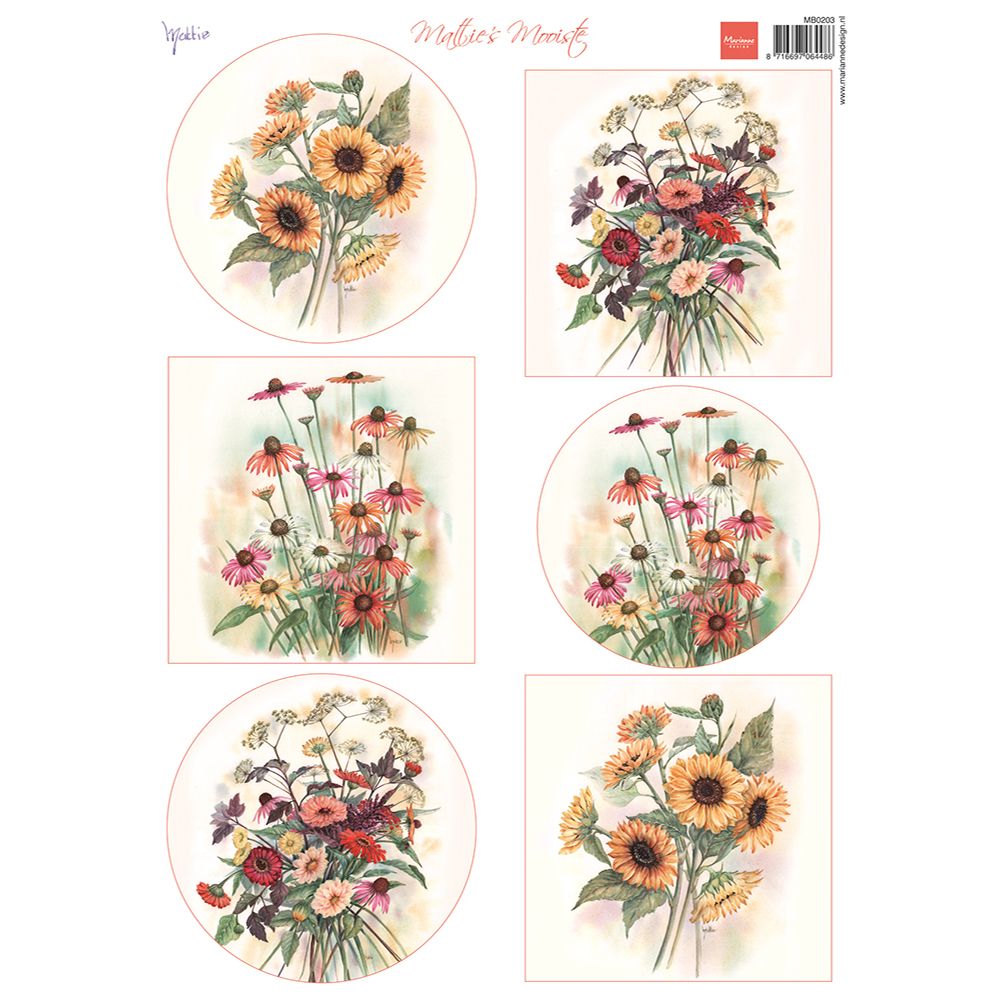 Marianne Design • Schnittbogen mit Matties schönsten Herbststräußen