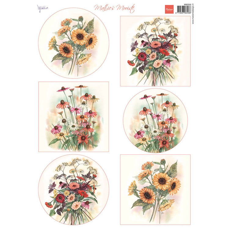 Marianne Design • Schnittbogen mit Matties schönsten Herbststräußen