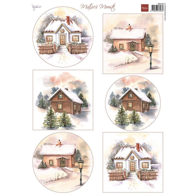 Marianne Design • Schnittbogen von Matties schönsten Winterhäusern
